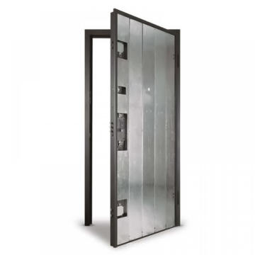 High security metal door body for armored door